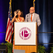 2026 Battle Creek Community Prayer Breakfast Co-chairs Ryan Leonard, Emmett Twp Trustee & wife Esther Leonard, Emmett Twp Parks Committee Chair